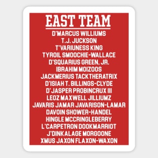 EAST TEAM --- East/West College Football Bowl Magnet